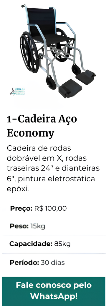 Cadeira de Aço Economy